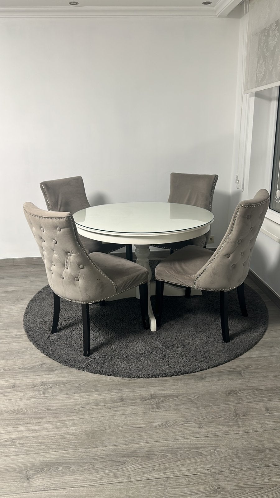 Table ronde İkea, Maison & Meubles, Salles à manger complètes, Enlèvement, Comme neuf