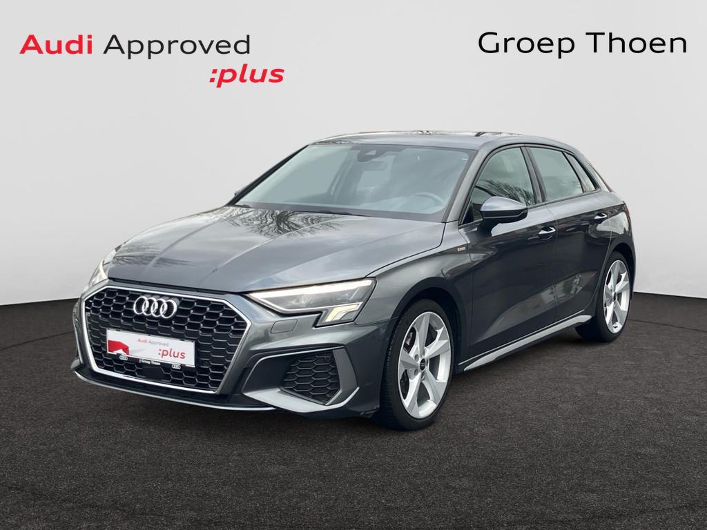 Audi A3 Sportback A3 Sportback 35 TFSI Business Edition S li, Auto's, Automaat, Elektrische ramen, Zilver of Grijs, https://public.car-pass.be/vhr/986fc6ec-dcc2-4402-b55f-a2fea45a5648