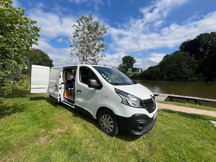Renault Trafic Campervan (euro6b), Auto's, Voorwielaandrijving, Parkeersensor, Euro 6, Wit