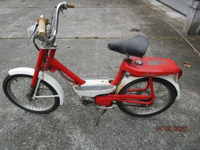 Cyclomoteur Honda Amigo de 1971 pour pièces/pour aménagement, Vélos & Vélomoteurs, Autres marques, 1 vitesses, 49 cm³, Classe B (45 km/h)