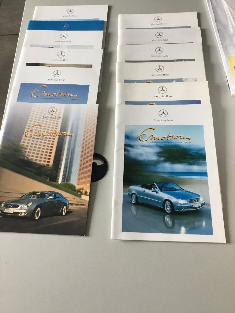 Auto’s folders en tijdschriften, Ophalen, Mercedes