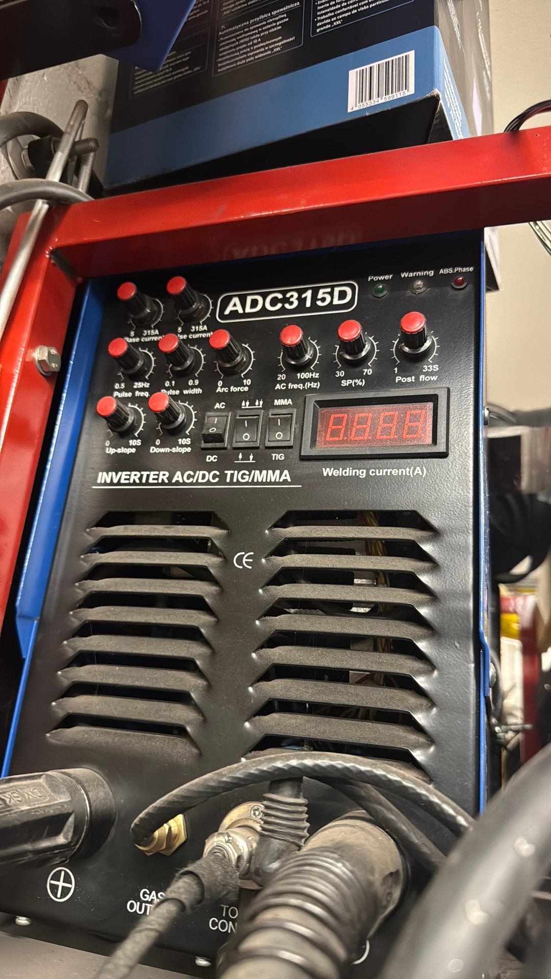 Tig lasapparaat ipotools 315 amp Ac-Dc 380volt, Doe-het-zelf en Bouw, Ophalen, Tig
