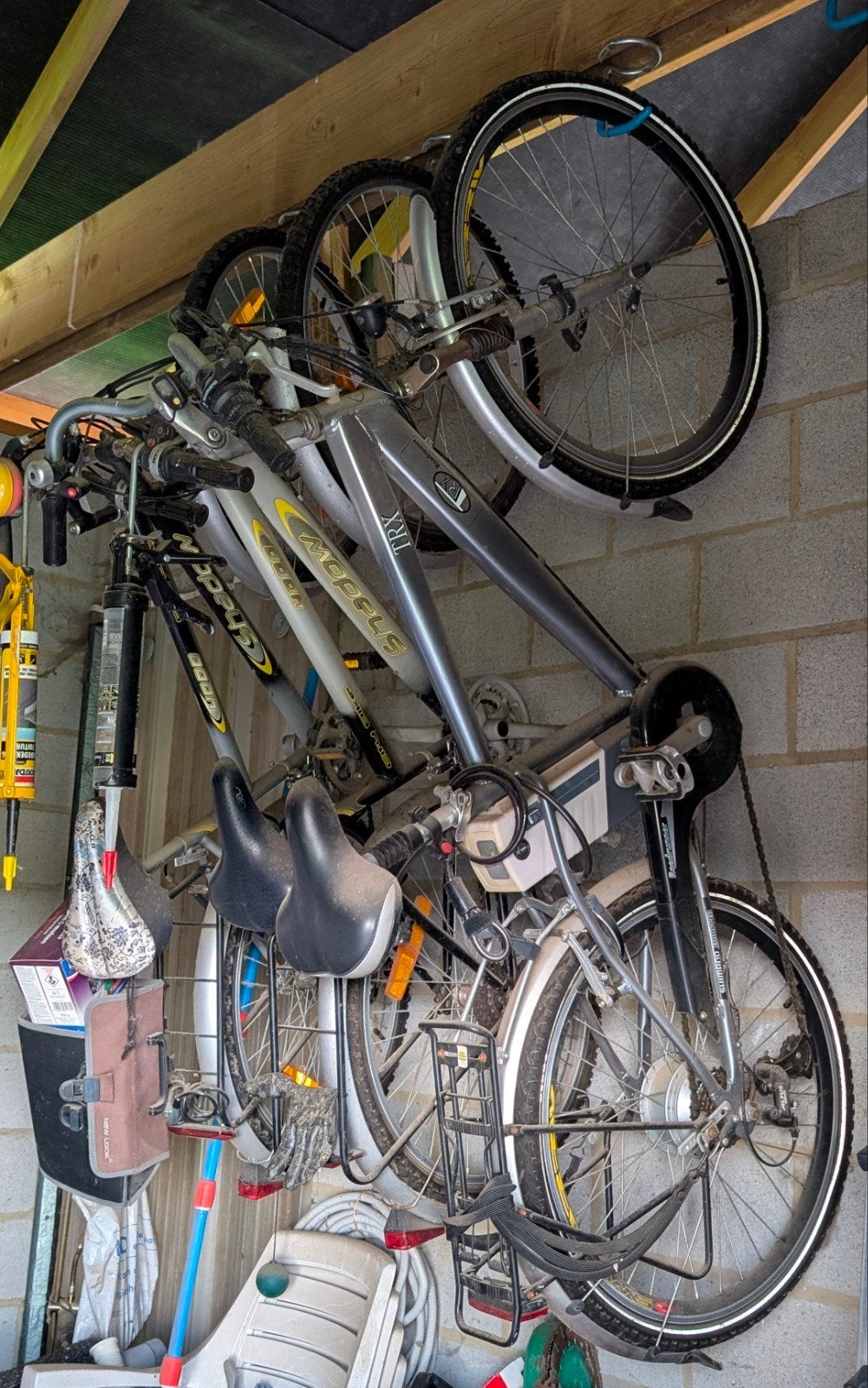 4 Fietsen, 2 tiener en 2 volwassenen, in één koop graag, Ophalen, Gebruikt, Overige merken
