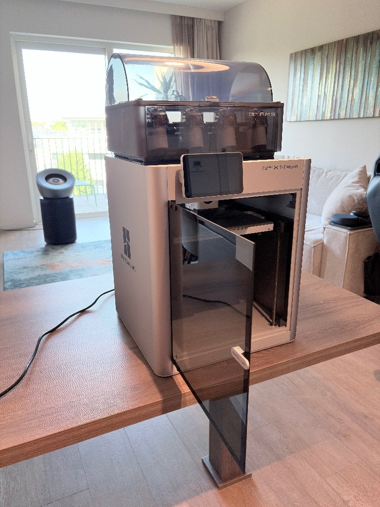 Bamboe Lab X1C + AMS, Ophalen, Ingebouwde Wi-Fi, Bambulab, Zo goed als nieuw