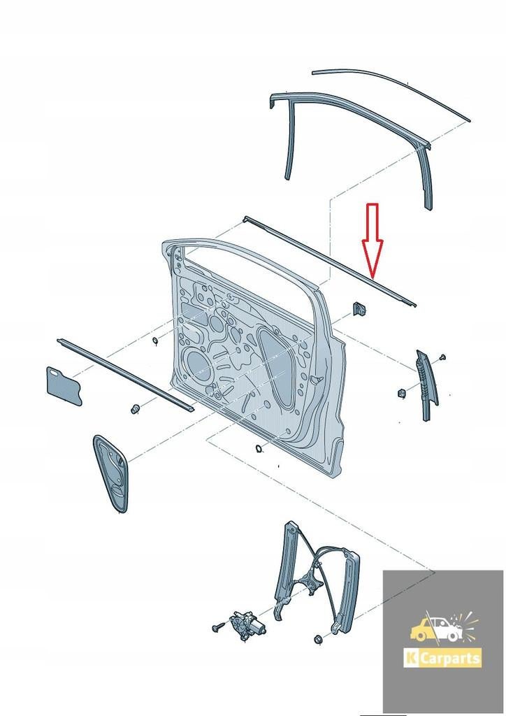 575837476E, racleur de porte avant droit noir pour Seat Atec, Autovia A-2, Km 585 585
08760  Martorell, ES, SEAT S.A., Utilisé