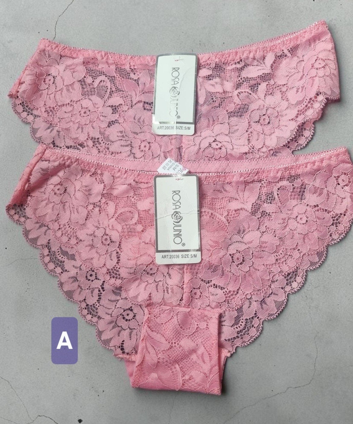 Rosa&Junio Lot de 2 nouvelles culottes taille S/M, Rosa&Junio, Enlèvement ou Envoi, Rose, Slip