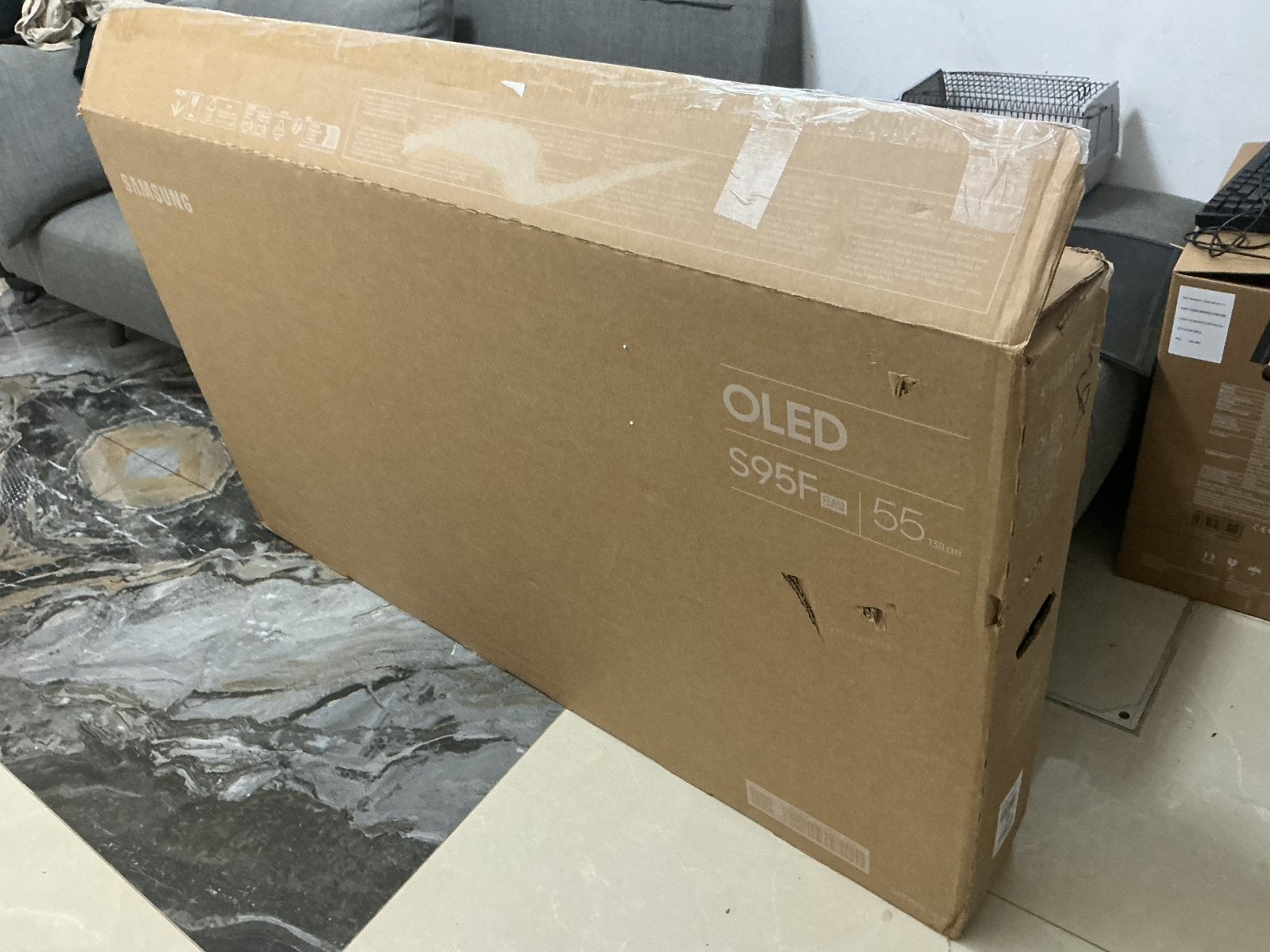 Tv Samsung smart wifi 4k Oled 140cm 55S95F 2025 nieuw, Ophalen, Zo goed als nieuw, OLED, Samsung
