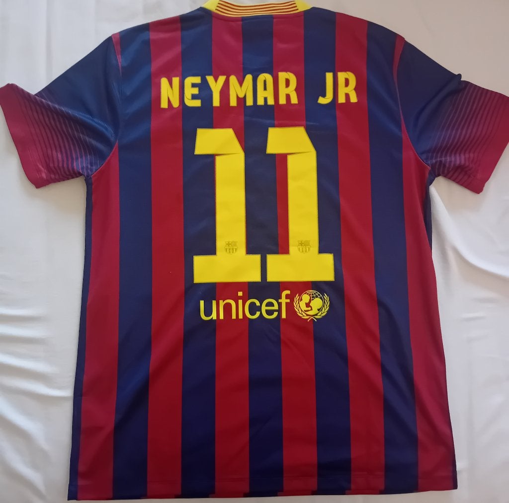 Neymar jr Barca shirt 13/14, Maat L, Ophalen, Nieuw, Shirt