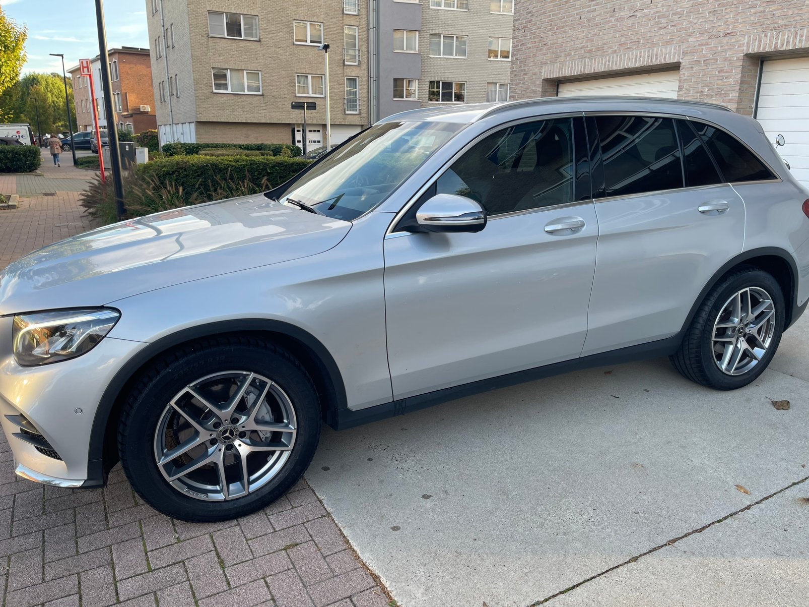 Mercedes-benz GLC 220 Diesel euro6, Autos, Cuir, Argent ou Gris, Achat, Euro 6