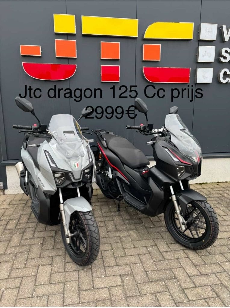 nieuwe 125cc scooters JTC in maxi of vespa style vanaf 1500€, Motoren, JTC, Scooter, Nieuw, Particulier