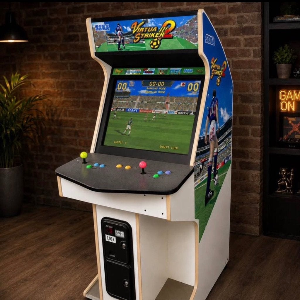 Borne arcade Virtua Striker 2 !!, Collections, Euro, Enlèvement, Utilisé