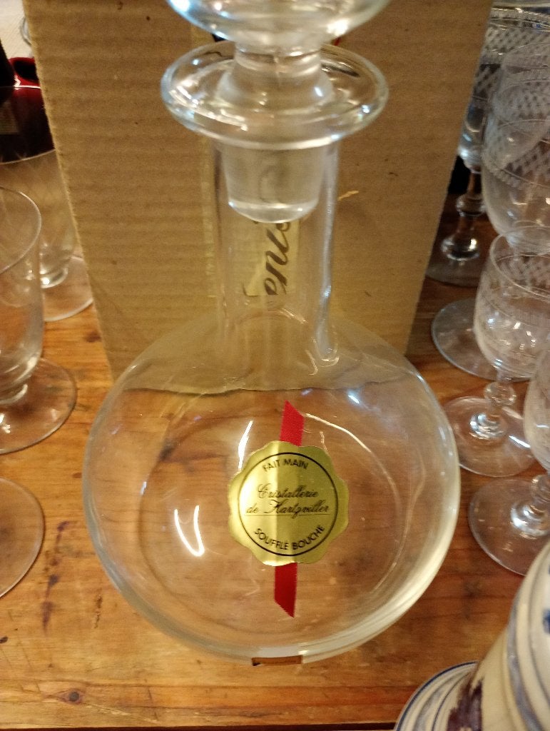 Carafe - Cristallerie de Hartviller, Antiquités & Art, Enlèvement