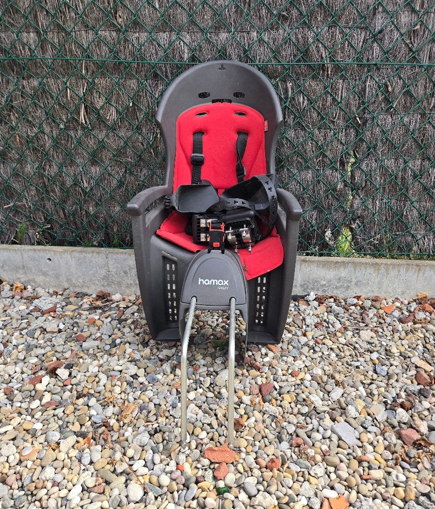 Siège de vélo pour enfant, Repose-pieds, Enlèvement, Utilisé, Hamax