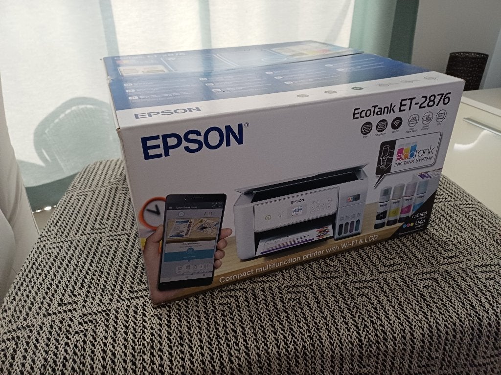 Printer all-in-one ECOTANK ET-2876, Computers en Software, Printer, Nieuw, Ingebouwde Wi-Fi, Ophalen