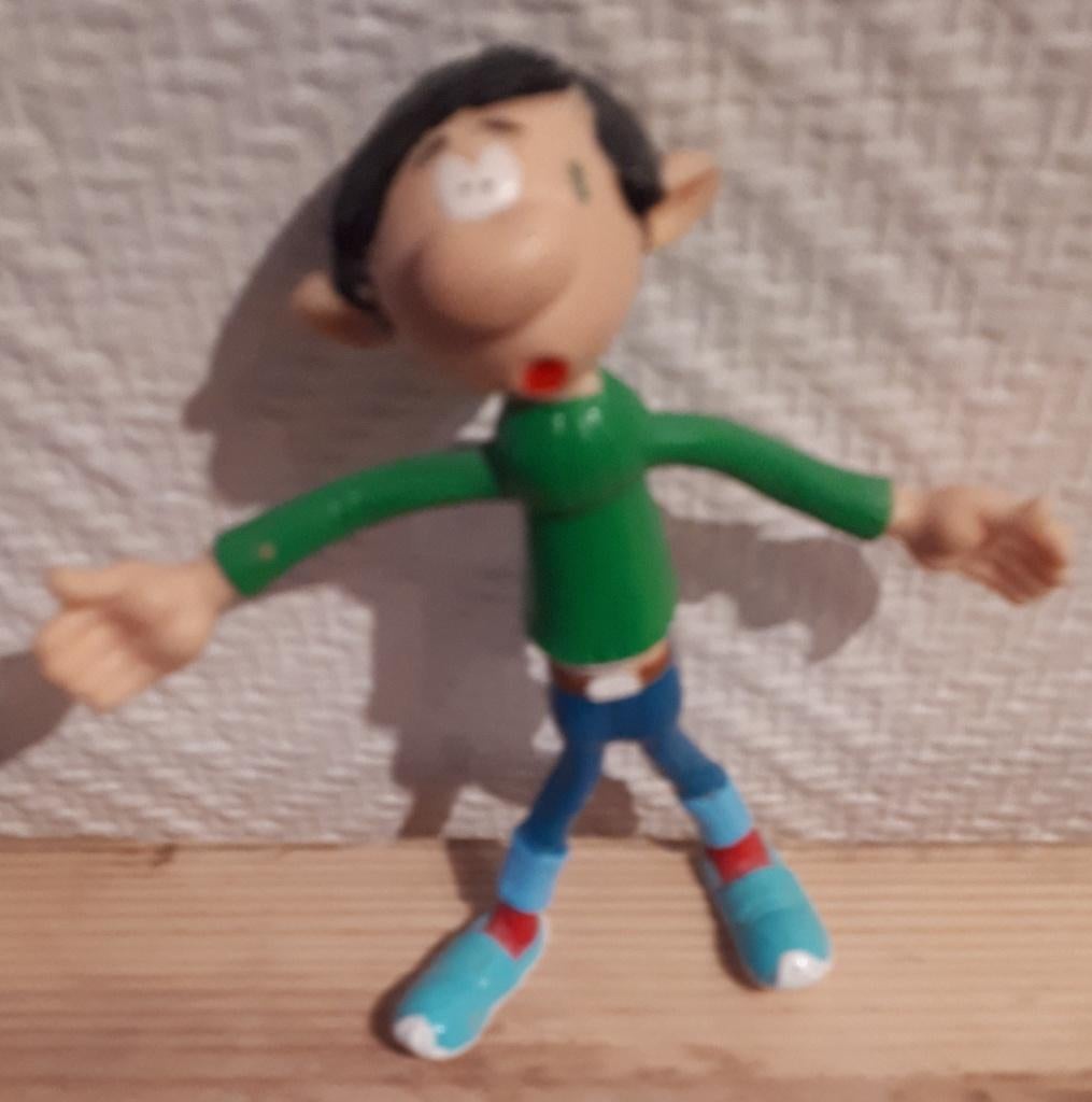 Gaston Lagaffe latex figuur, Ophalen, Guust of Robbedoes, Nieuw, Beeldje of Figuurtje