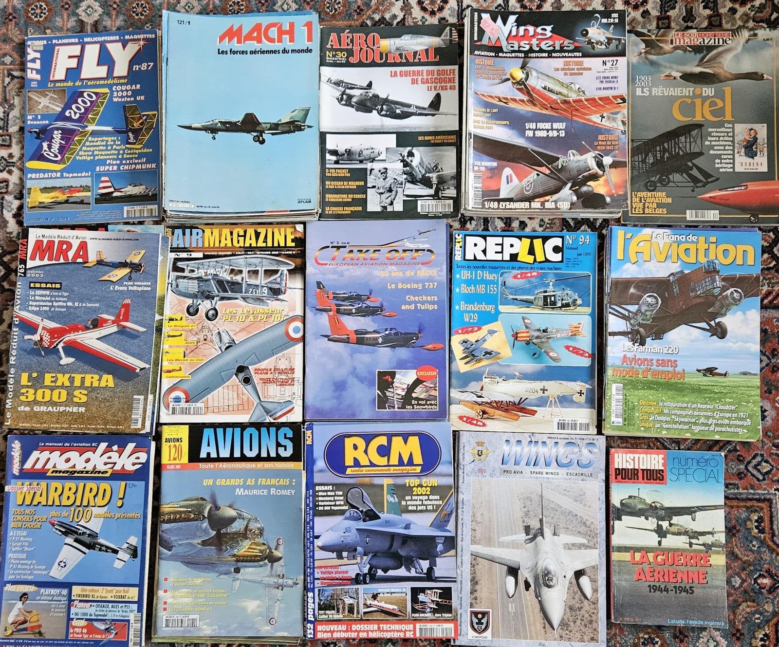 Tijdschriften vliegtuigen, Ophalen, Gelezen