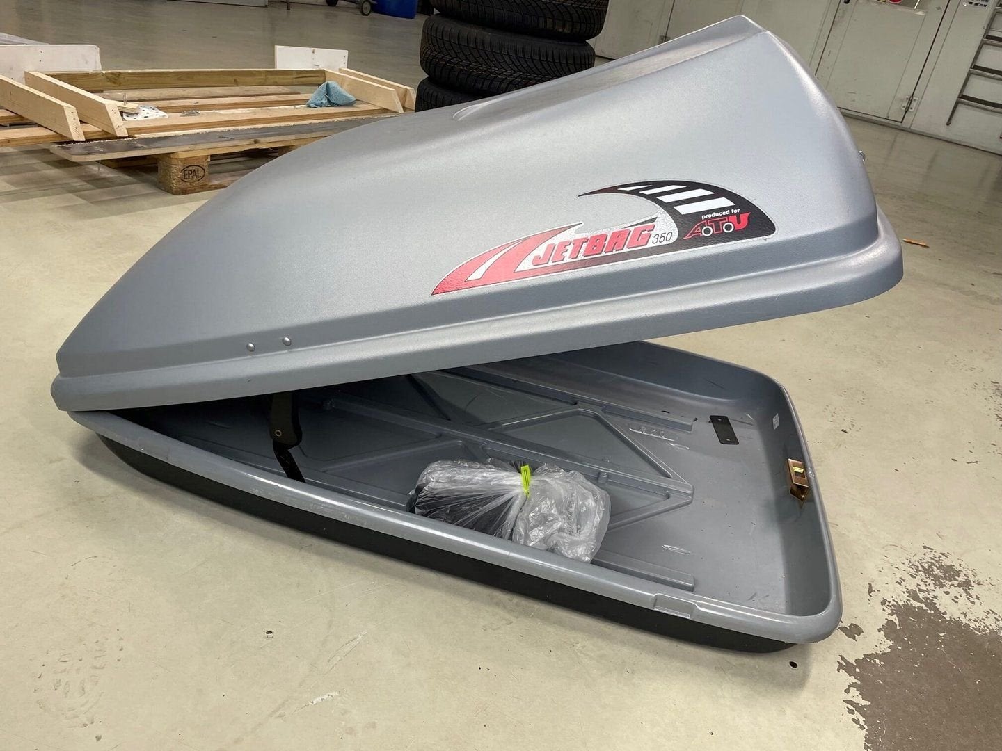 dakkoffer/skibox jetbag, Autos : Divers, Coffres de toit, -, -, Enlèvement, Utilisé