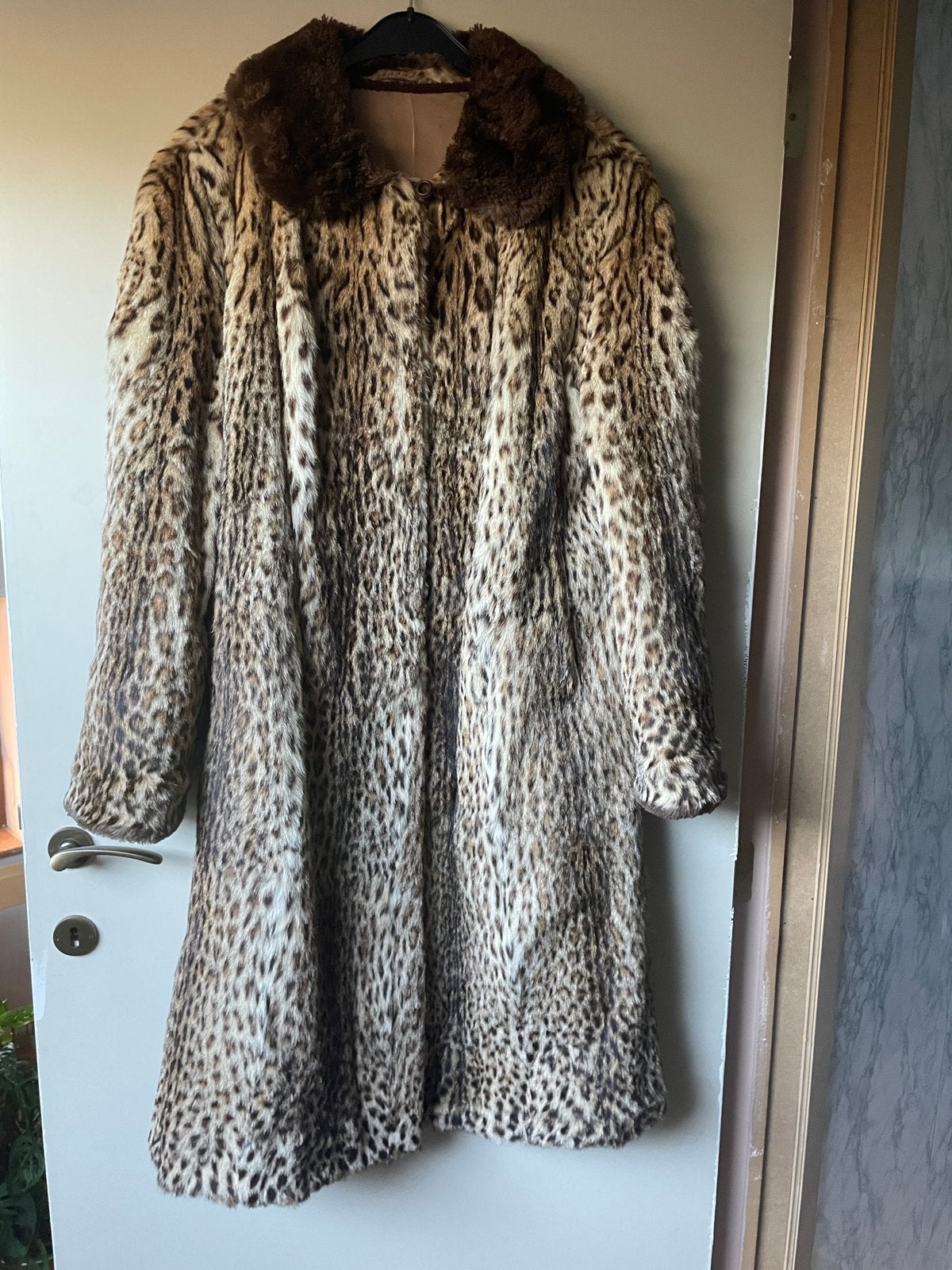 Prachtige lange bontjas van ocelot, Vêtements | Femmes, Enlèvement ou Envoi, Comme neuf