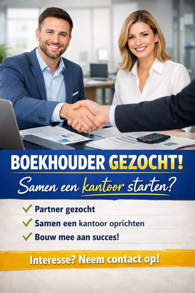 Wil jij als boekhouder mee een kantoor opstarten en samen gr, Livres, E-books