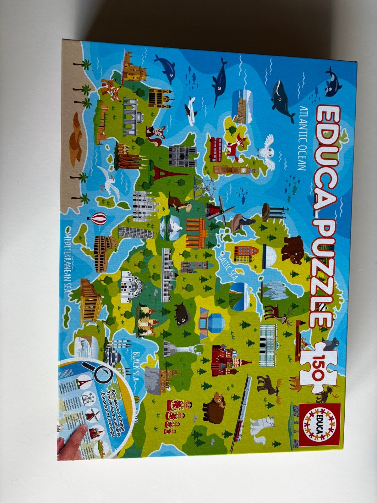 Educa puzzel, Kinderen en Baby's, Speelgoed | Kinderpuzzels, Ophalen, Meer dan 50 stukjes, Zo goed als nieuw, 6 jaar of ouder