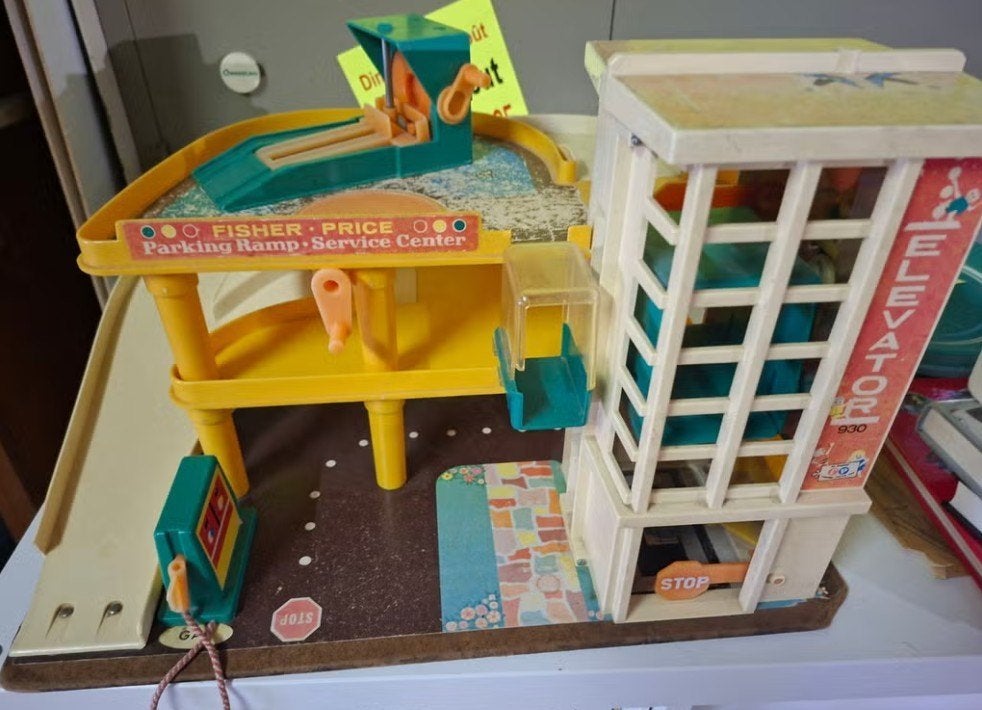 garage fisher price, Kinderen en Baby's, Ophalen, Gebruikt