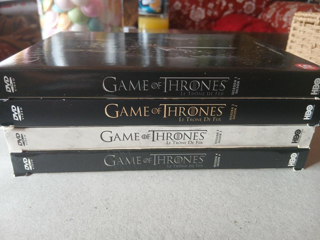 DVD Games of Thrones, 4 saisons, Enlèvement ou Envoi