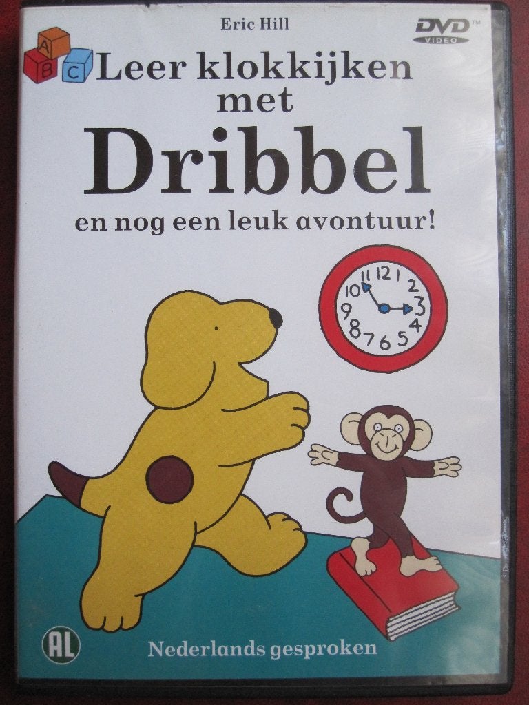Dribbel Leer klokkijken met Dribbel, Alle leeftijden, Tv-serie, Ophalen of Verzenden, Zo goed als nieuw