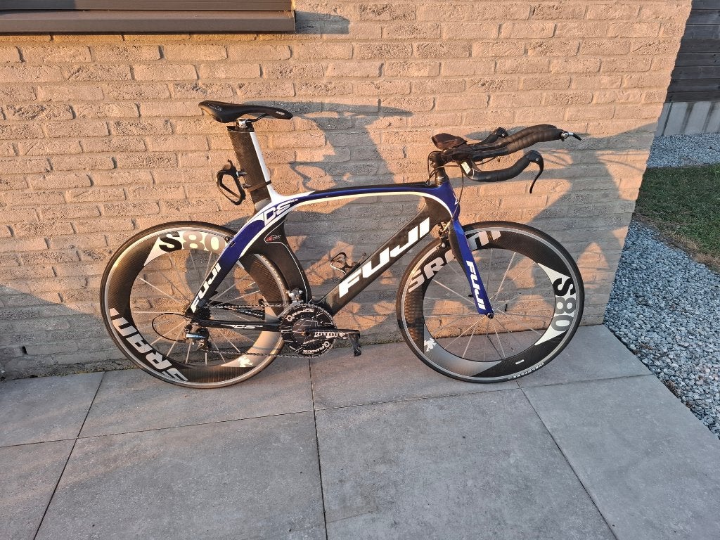 Triathlonfiets Fuji, 28 inch, Gebruikt, Carbon, 15 tot 20 versnellingen