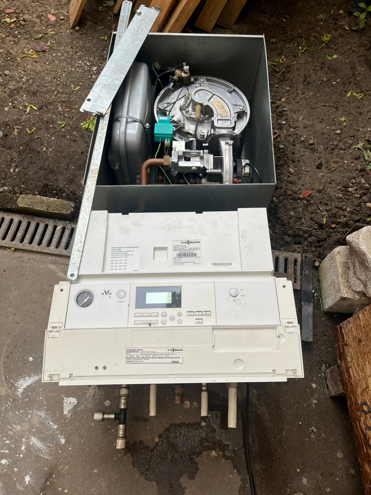 Boiler viessman, Doe-het-zelf en Bouw, Verwarming en Radiatoren, Ophalen, Gebruikt, Hoog rendement (Hr), Cv-ketel of Combi-ketel