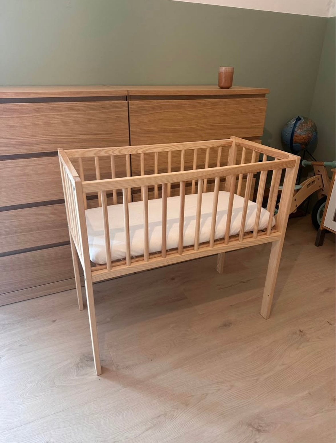 Lit double avec matelas, Enlèvement, Comme neuf