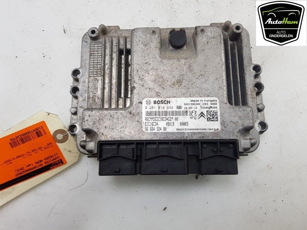 CALCULATEUR MOTEUR ECU Citroën Nemo (AA) (01-2008/-), Robert Bosch AG, Citroën, Utilisé, Robert-Bosch-Allee 1
74232  Abstatt, DE