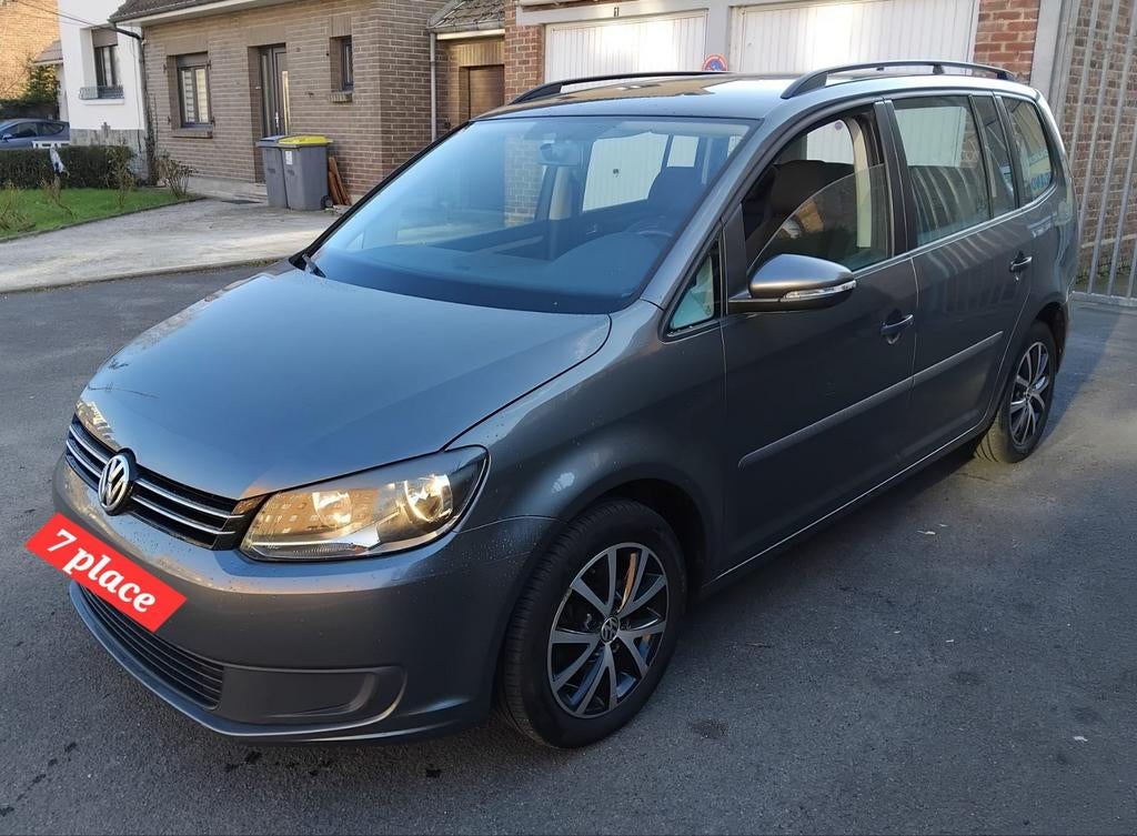 Volkswagen touran 1.6 tdi 7 personne, Autos, Argent ou Gris, Achat, 7 places, 5 portes