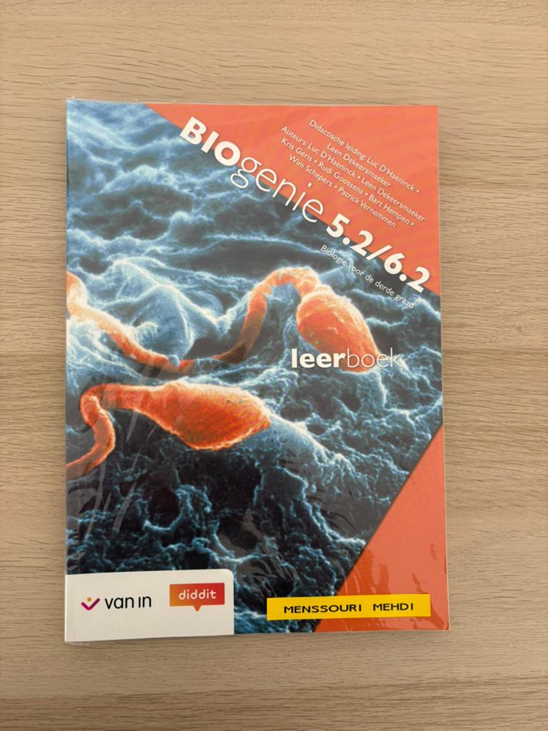 BIOgenie 5.2 & 6.2 leerboek ISBN 9789464172232, Boeken, Schoolboeken, Ophalen of Verzenden, Zo goed als nieuw, ASO, Biologie