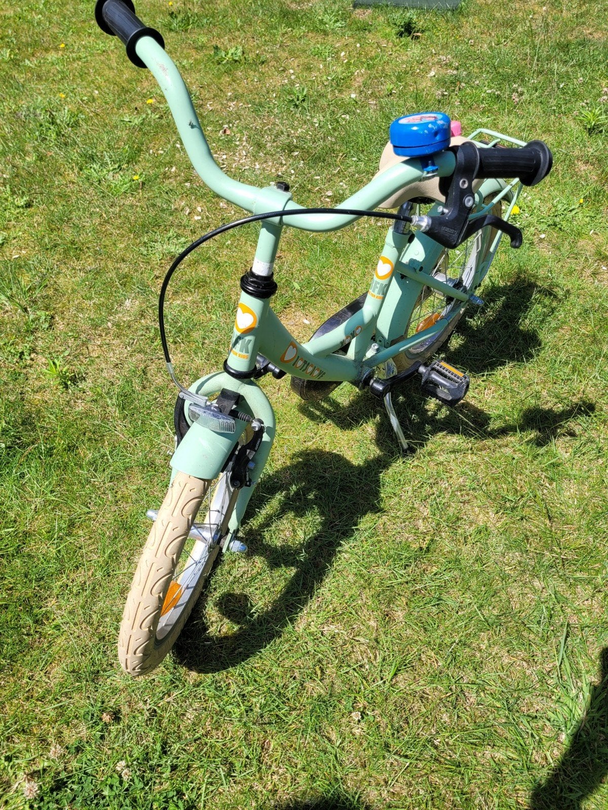 Kinderfiets Bikefun 16 R+V Lichtgroen. Maat 16., Ophalen