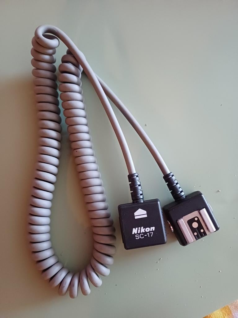 Nikon SC-17 flits kabelconnectie met flitsvoetje, Audio, Tv en Foto, Foto | Flitsers, Ophalen of Verzenden, Nikon