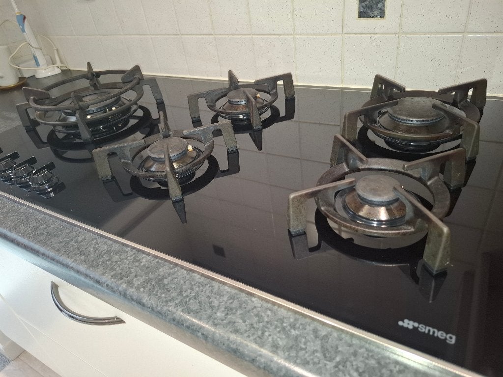 Kookplaat   * SMEG *, Ophalen, Gebruikt, Inbouw, Gas