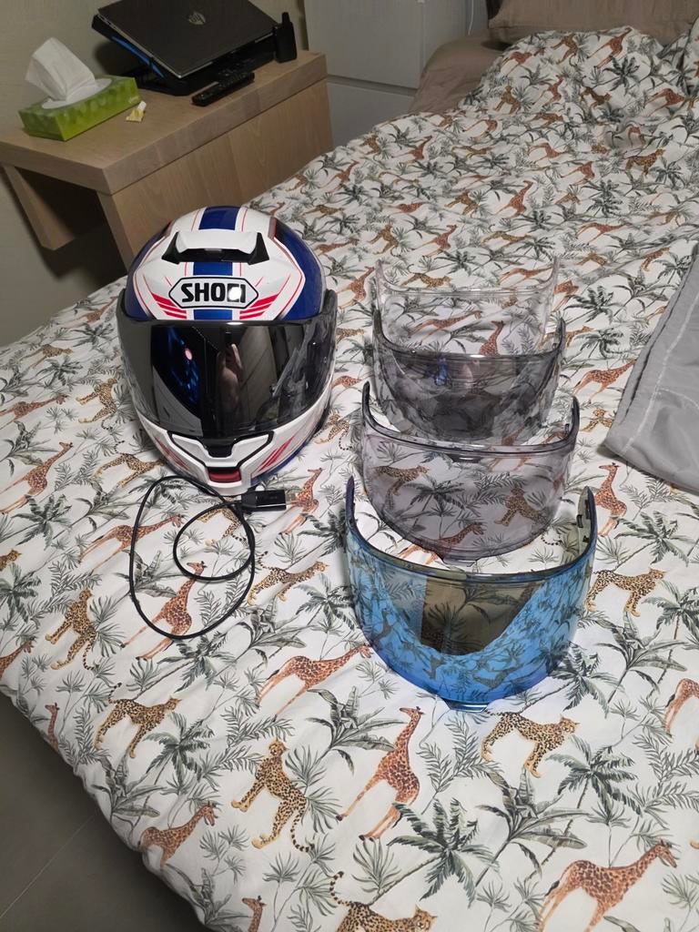 Shoei neotec 3 grasp tc10, Motoren, Ophalen, Shoei