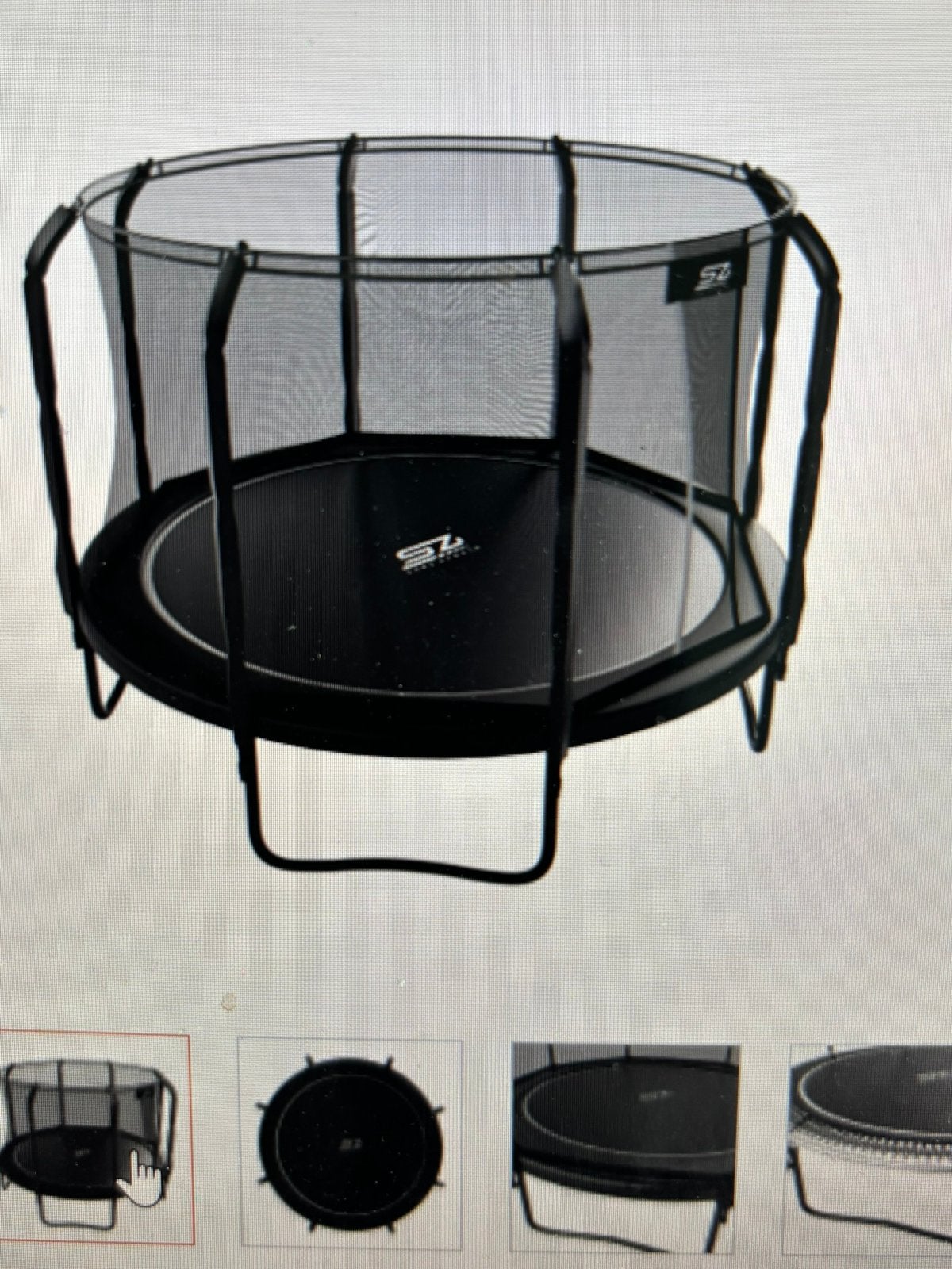 Trampoline Senz Sports 366 cm, Ophalen, Zo goed als nieuw