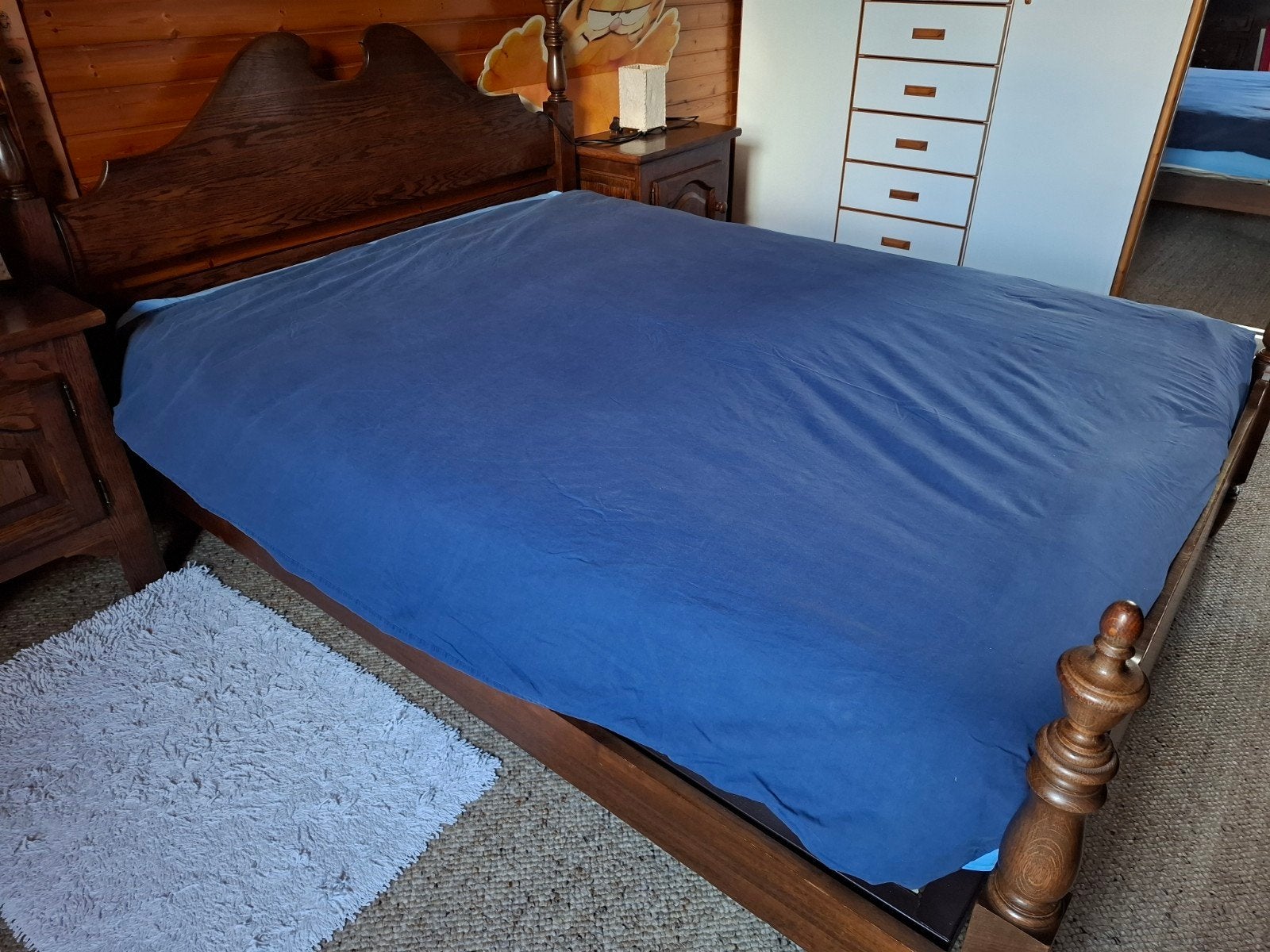 Bed - 2- persoons, Huis en Inrichting, Ophalen, 200 cm