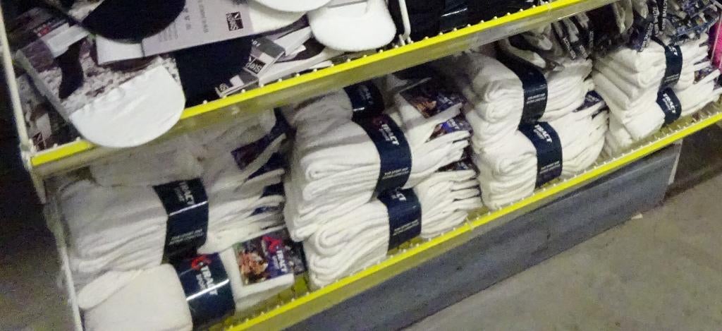 NIEUW partij van 500 paar Heren witte sokken zitten 5-pack, Kleding | Heren, Sokken en Kousen, Ophalen of Verzenden, Nieuw, Wit