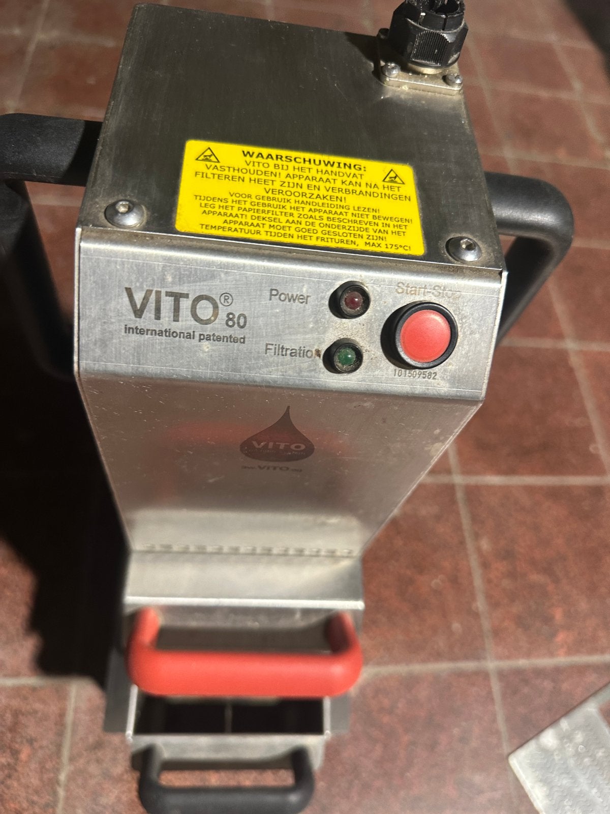 VITO 80 Frituurvet Filterapparaat /Olie Filter Systeem Horec, Ophalen, Vito 80, Overige typen, Vito Germain