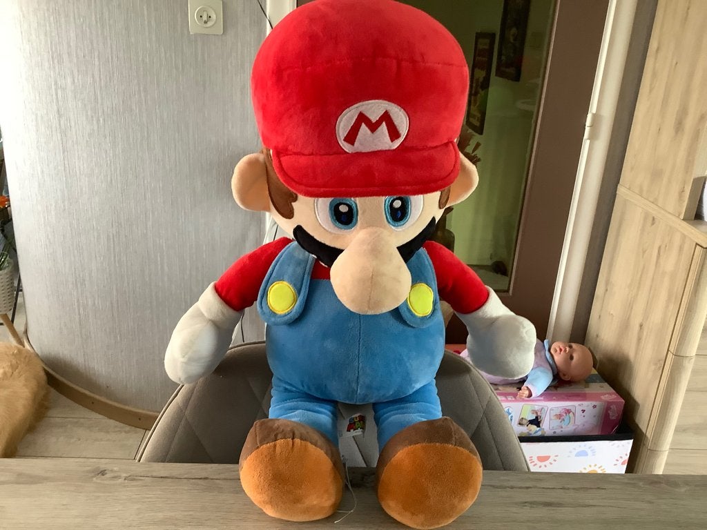 Personnage en peluche Supermario (60 cm) (2022), Enlèvement ou Envoi, Comme neuf, Super Mario, Autres types
