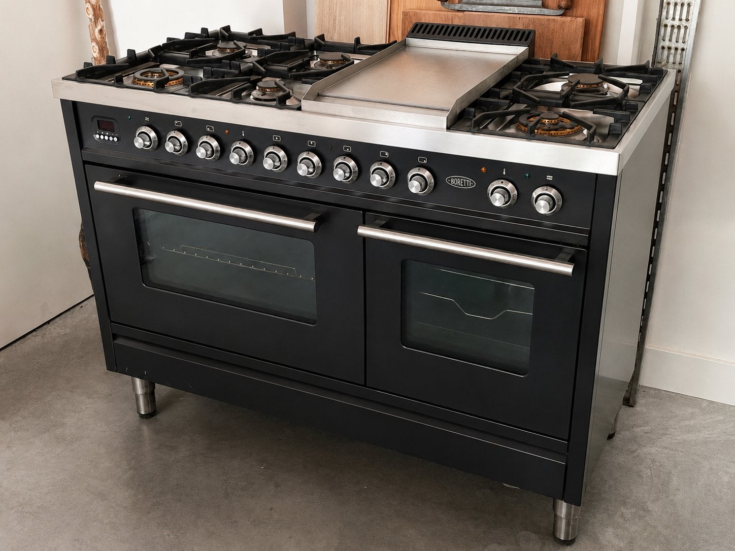 Boretti gasfornuis, Electroménager, Cuisinières, Gaz, Comme neuf, Enlèvement, À Poser