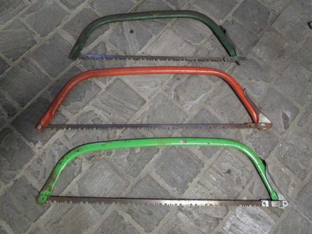 4 boog hout zagen, Ophalen, Gebruikt, Takkenzaag