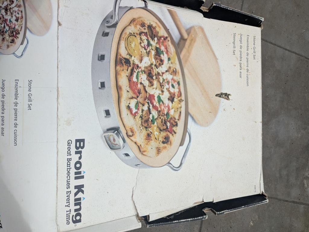 Pizzasteen, Enlèvement