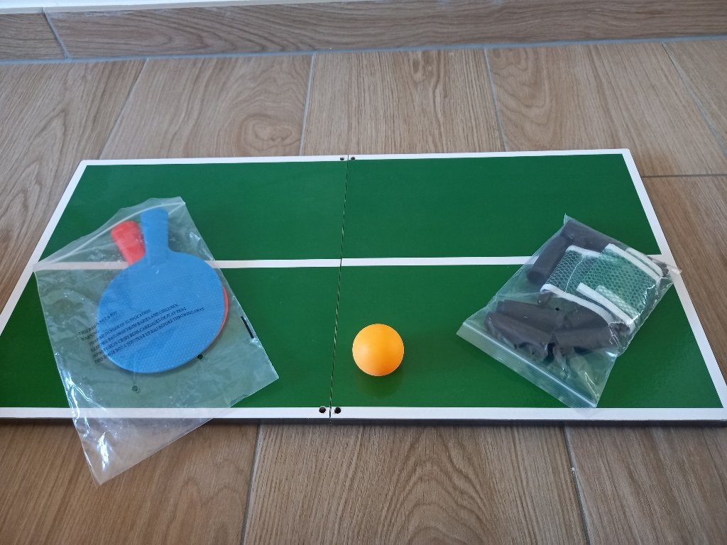 Mini pingpongtafel, Sport en Fitness, Ophalen, Nieuw, Tafel Indoor