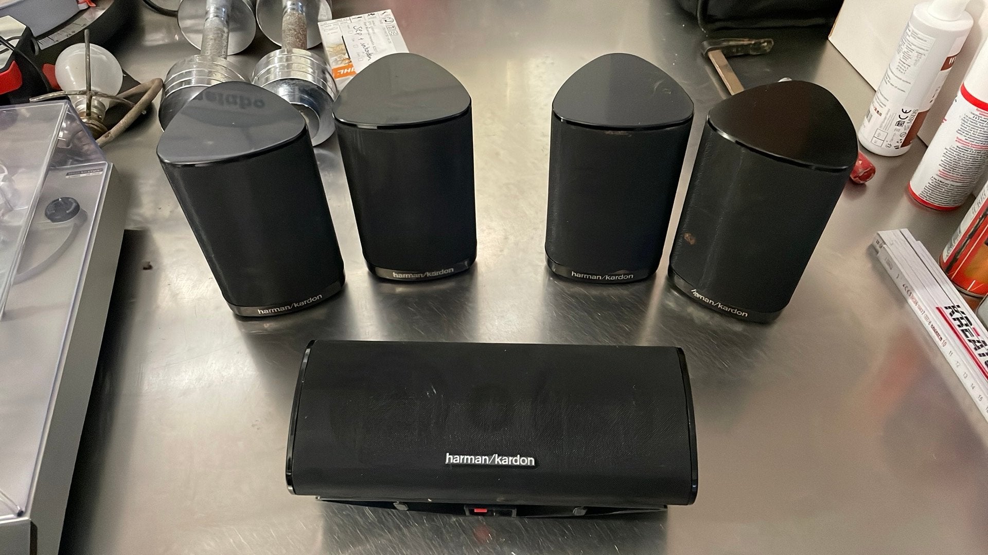 Harman Kardon surround speakers 5.0, Envoi, Utilisé, Système 5.1, Autres marques