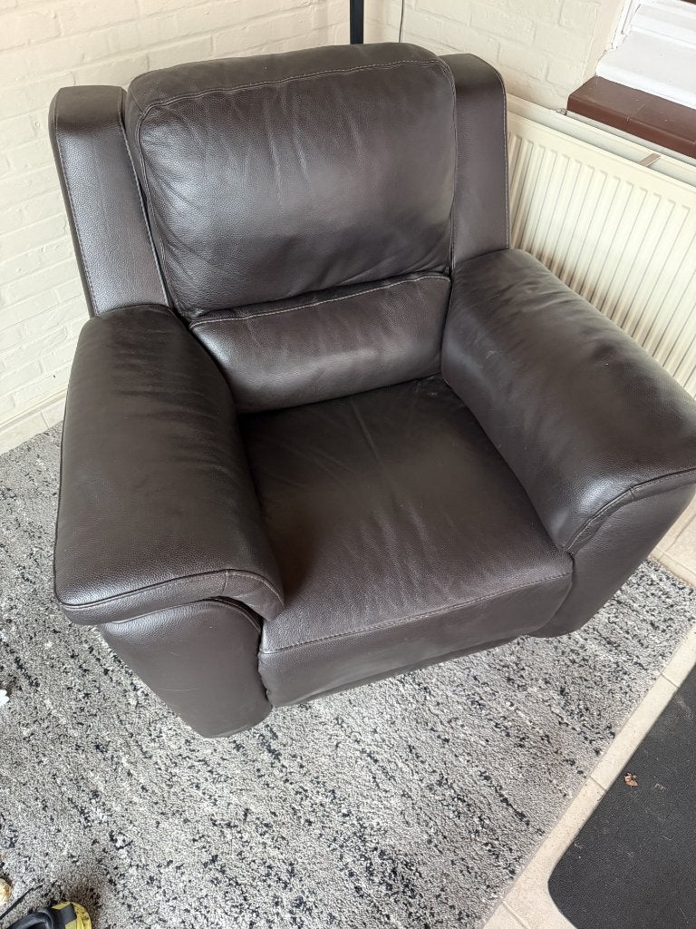 relaxstoel, Enlèvement, Comme neuf, Cuir