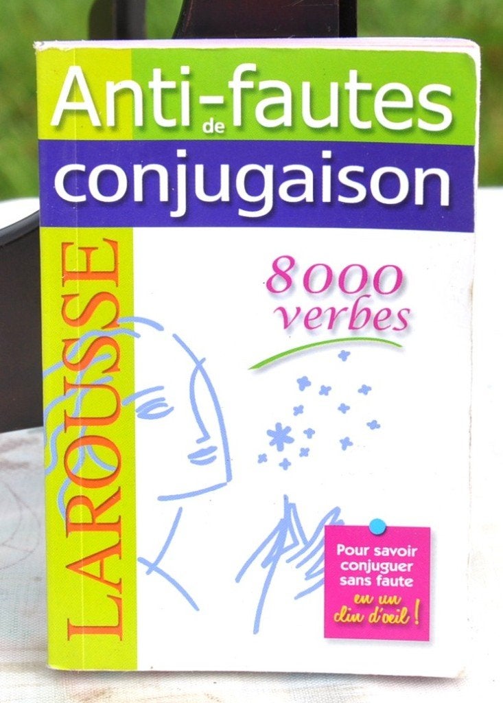 Larousse anti fautes de conjugaison 8000 verbes ( x2351), Enlèvement ou Envoi, Utilisé, Français, LAROUSSE