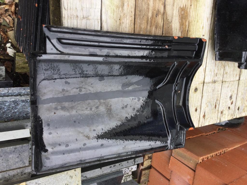 Dakpannen, Doe-het-zelf en Bouw, Dakpannen en Dakbedekking, Ophalen, Nieuw, Zwart, Dakpannen